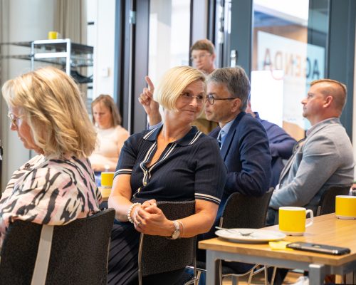 Deltagare på Agendas lansering av en rapport.