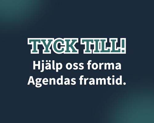 Hjälp oss forma Agenda (1)