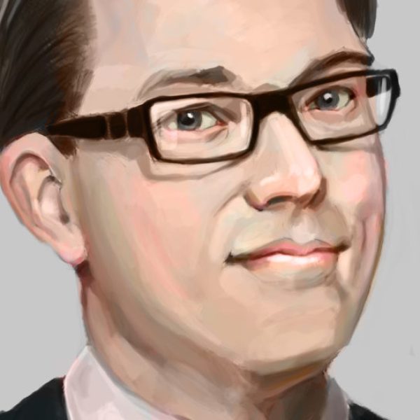 Illustration på Jimmie Åkesson