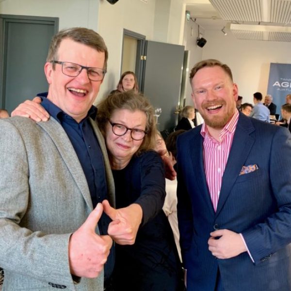 Bild på Kjell Herberts, Anne Suominen och Ted Urho