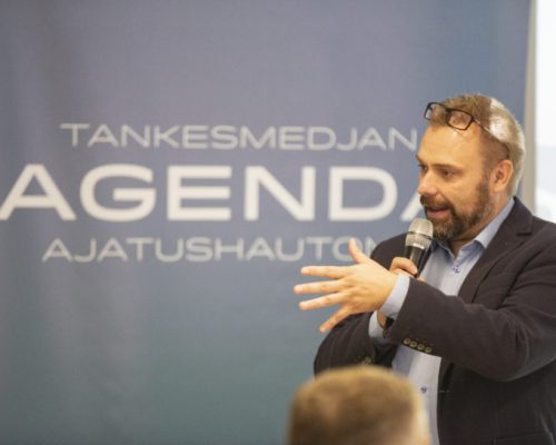 Agendas tidigare verksamhetsledare Mattias Fagerholm